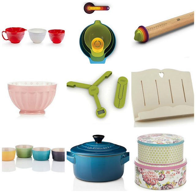 Pictures of everything on my kitchenware wishlist