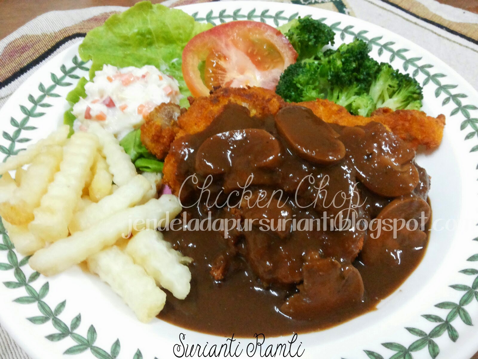 Jom masak Chicken Chop yang mudah dan sedap