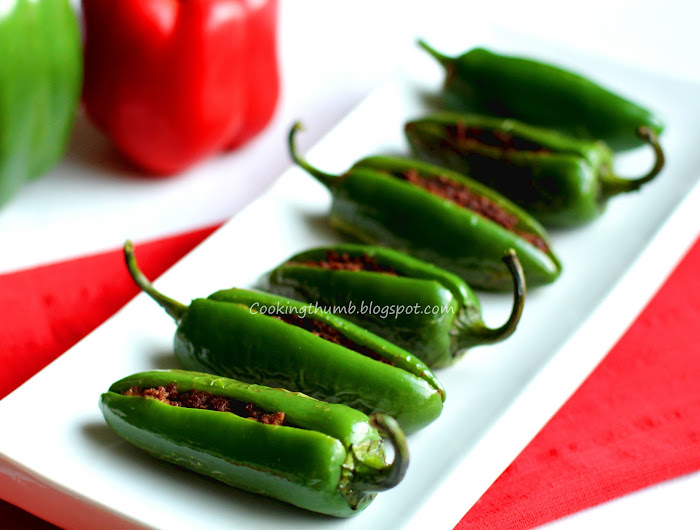 Bharwan Mirch (Stuffed Chilli Peppers)