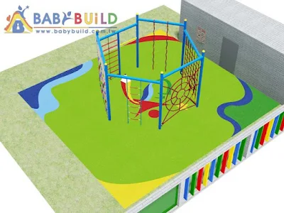 BabyBuild 六角體能遊戲場示意圖