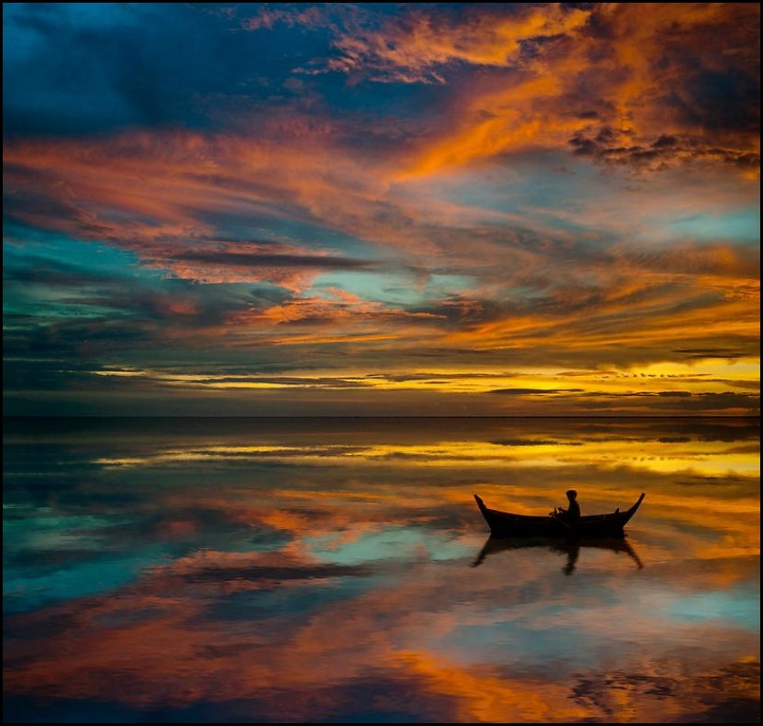 Sunset Boat