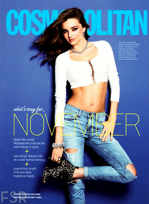 Miranda Kerr Cosmopolitan Magazine November 2013 photoshoot