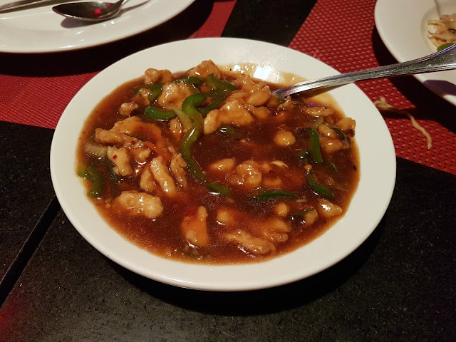 Chicken with Green Peppers at China House, Salmiya, Kuwait