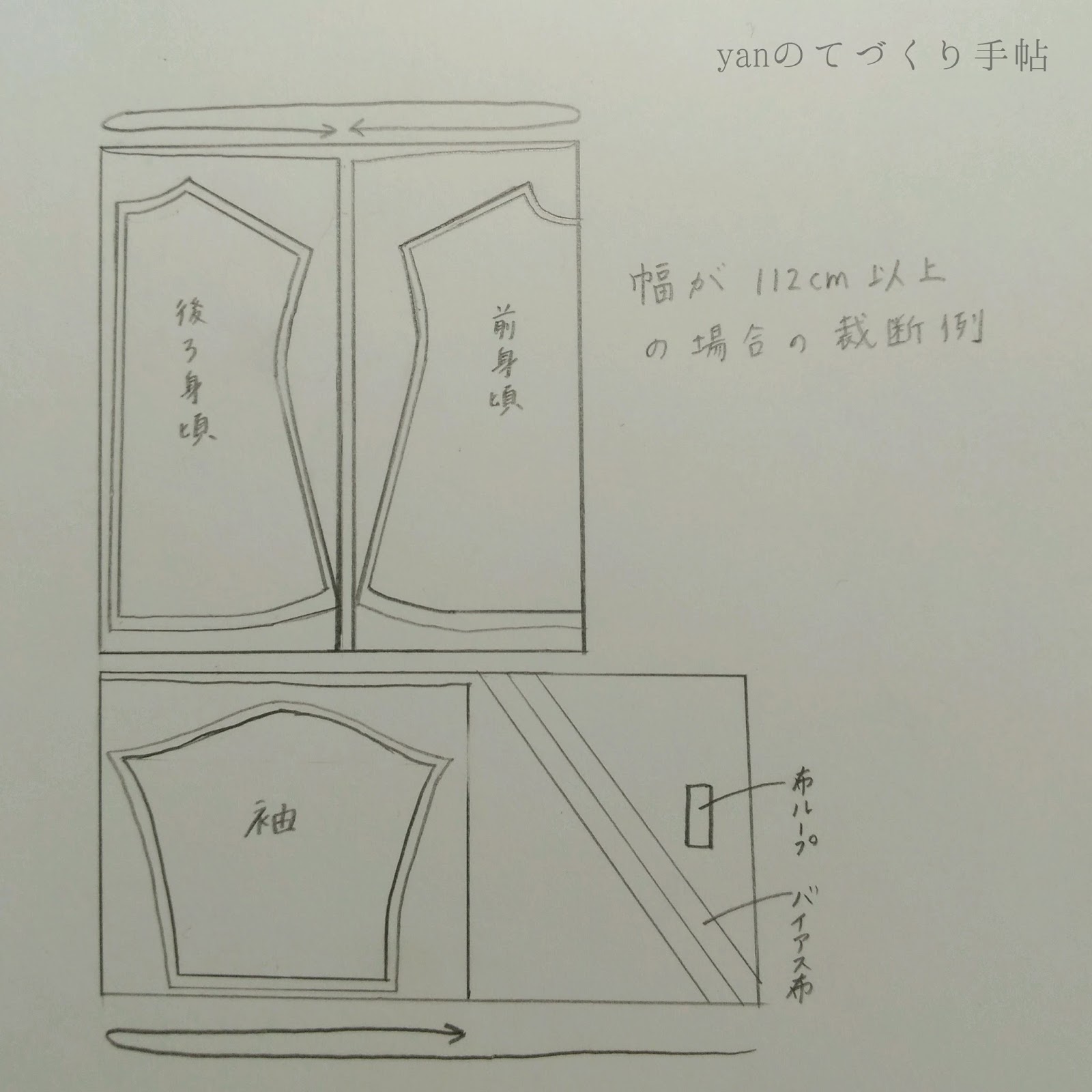 型紙 作り方 子供服 魔女の宅急便キキ風ワンピースの作り方 ハンドメイド洋裁ブログ Yanのてづくり手帖 簡単大人服 子供 服 小物の無料型紙と作り方