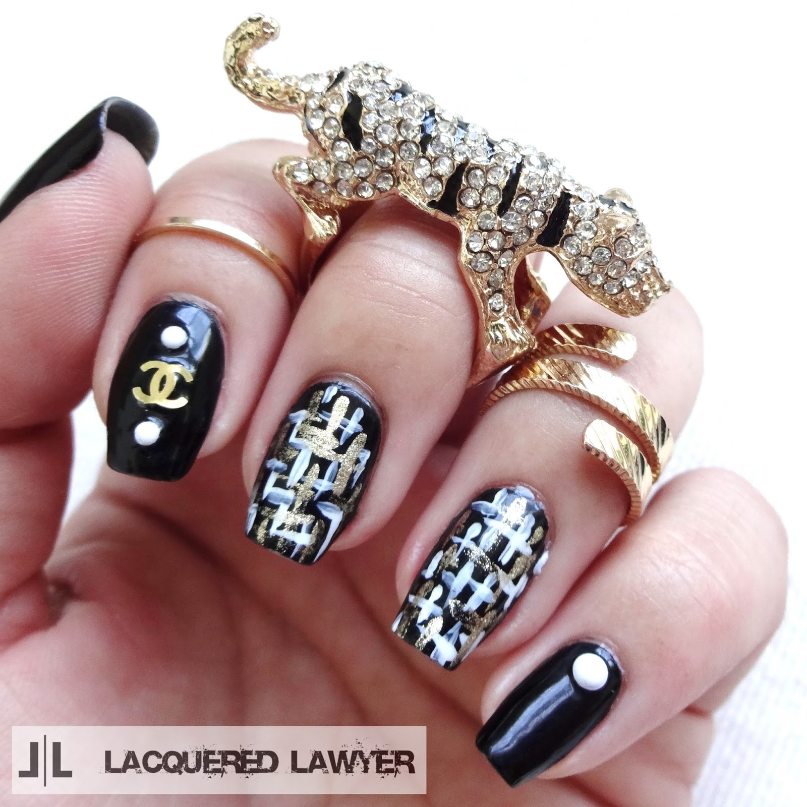 Chanel Nail Art