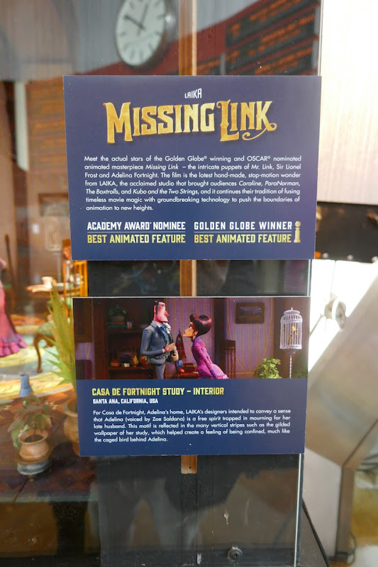 Missing Link Stop-motion set exhibit