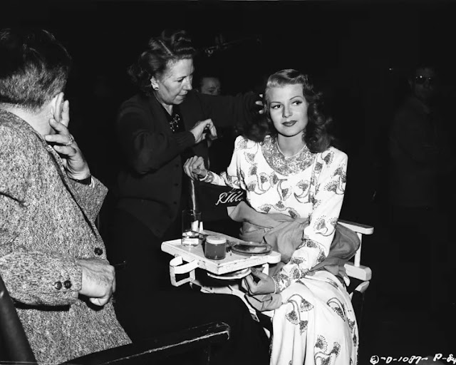 Fotografías de Rita Hayworth durante el rodaje de Gilda