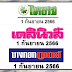 เปิดเลขชน หวยไทยรัฐ หวยเดลินิวส์ หวยบางกอกทูเดย์ งวด 1/9/66