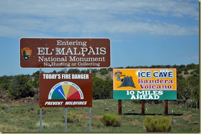 El Malpais sign