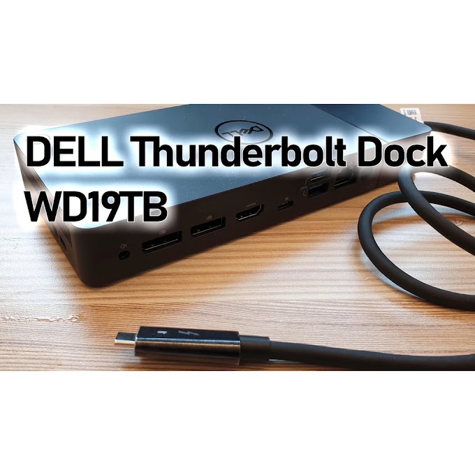 Đế kết nối Dell Wd19Tb Thunderbolt Dock Support 4K-5K kèm sạc 180W