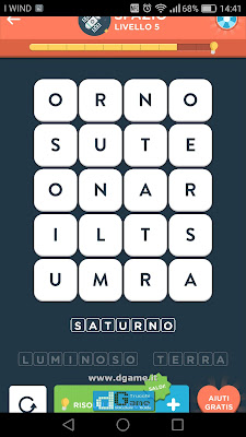 WordBrain 2 soluzioni: Categoria Spazio (4X5) Livello 5