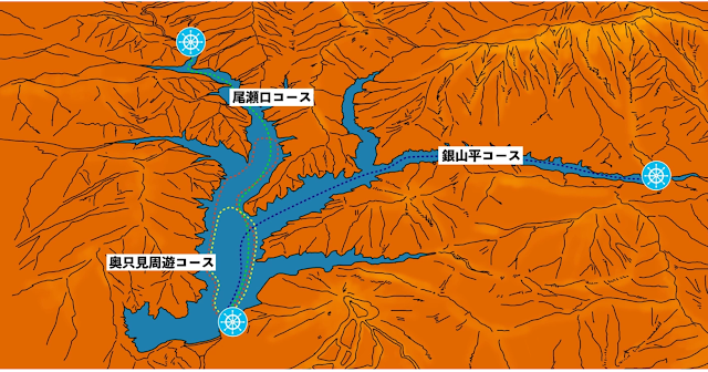 遊船遊覽路線