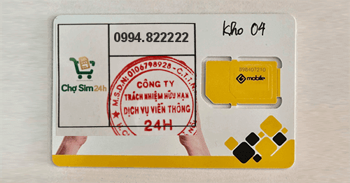 Sim số đẹp 0994822222 