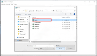 Cara Edit File Hosts di Windows 10