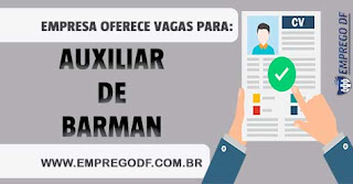 Auxiliar de Barman