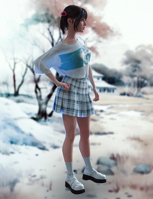 Elevate Your Digital Artistry with Vo Xiao Bei Young HD for Genesis 9