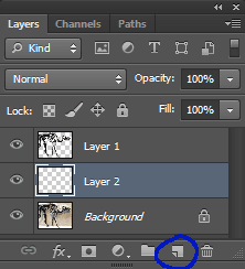 Create a new layer.
