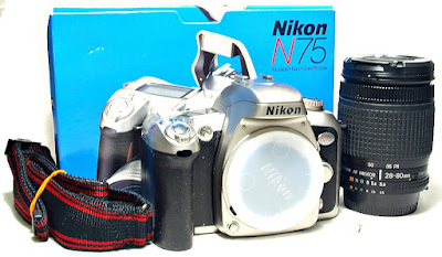 Nikon F75 (Chrome) Body (Boxed) #636, AF Zoom-Nikkor 28-80mm 1:3.5~5.6 D