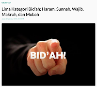 Lima Kategori Bid’ah: Haram, Sunnah, Wajib, Makruh, dan Mubah - Kajian Islam Tarakan