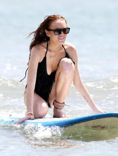 Lindsay and Ali Lohan hot bikini pictures from Hawaii