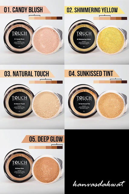 Selesa Guna Touch Minerals Loose Powder & Foundation