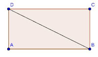 CALCOLO DELLA DIAGONALE DI UN RETTANGOLO