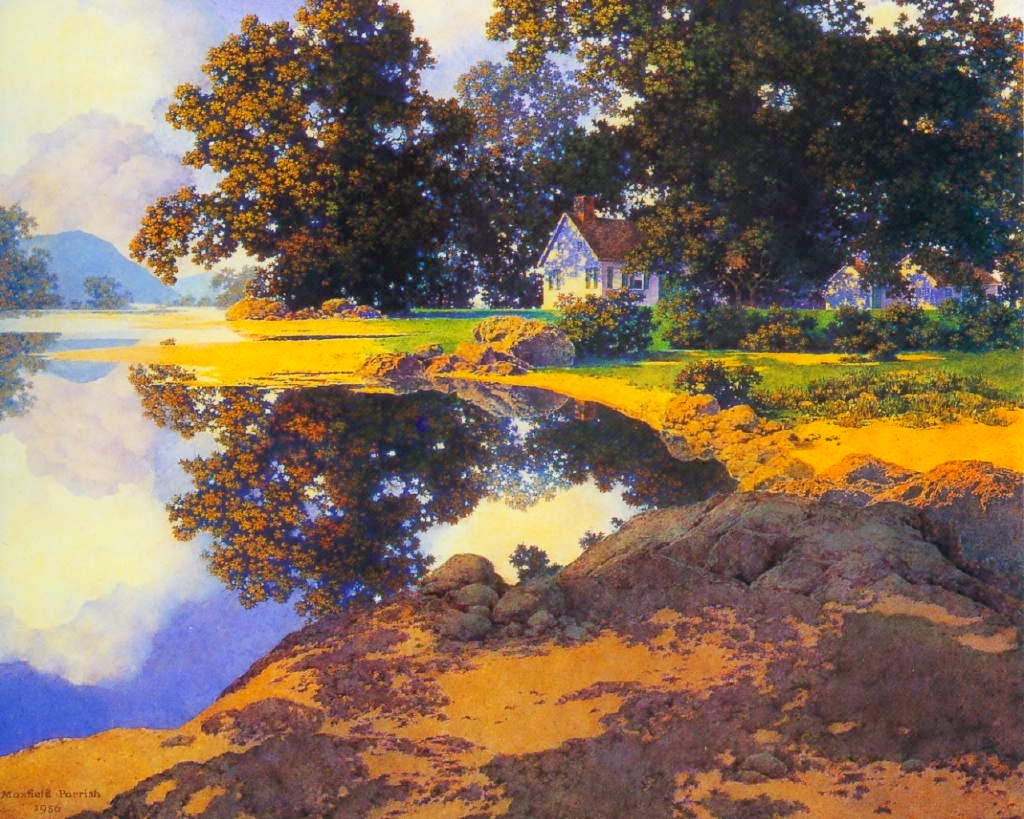 'Maxfield Parrish Paintings and Art work' | An American Golden Age Illustrator