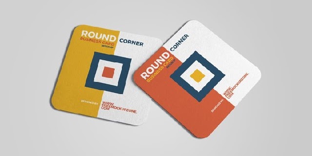 Border radius business cards