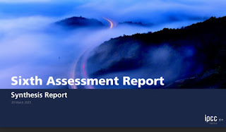 IPCC report cover screen grab