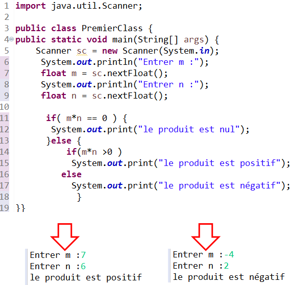 les exercices en java