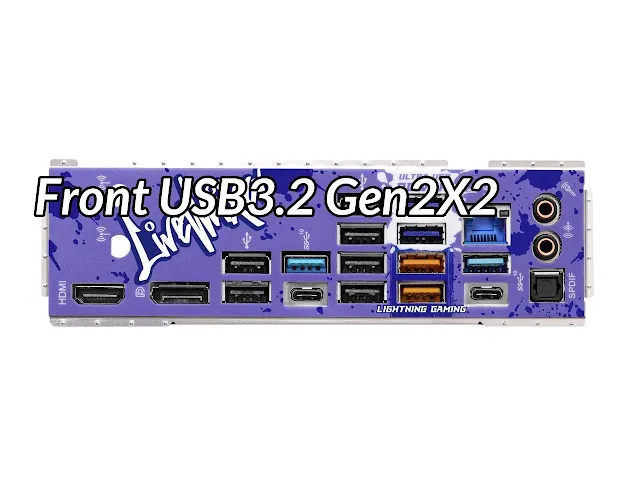 Front USB3.2 Gen2X2 Type_C port.