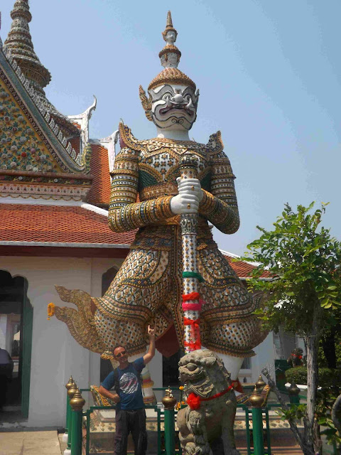 Thaïlande, Bangkok, temple, bouddha, ou dormir, Kao san road, Wat pho, bouddha allongé.