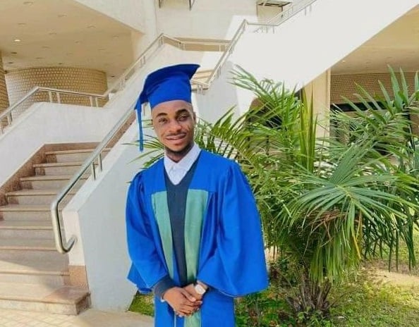 MC Oluomo Excited as Son Graduates from Benin Republic Varsity