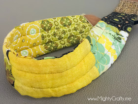 MightyCrafty.me - Quilted Camera Strap