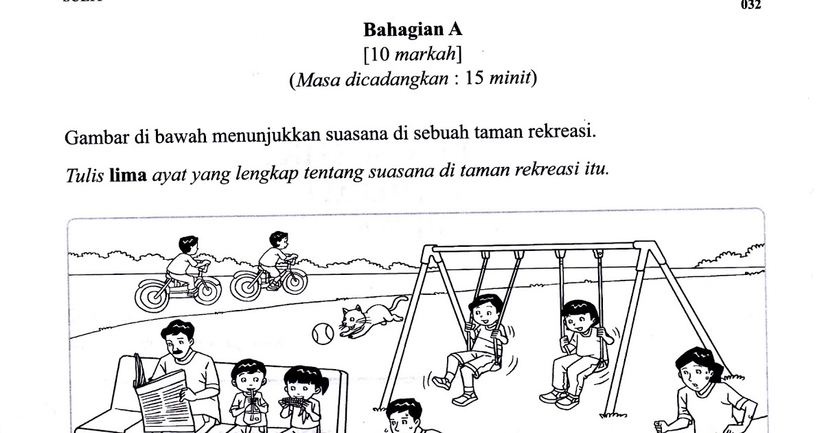 Sudut BM Cikgu Tan: Bahagian A (Bina 5 Ayat)