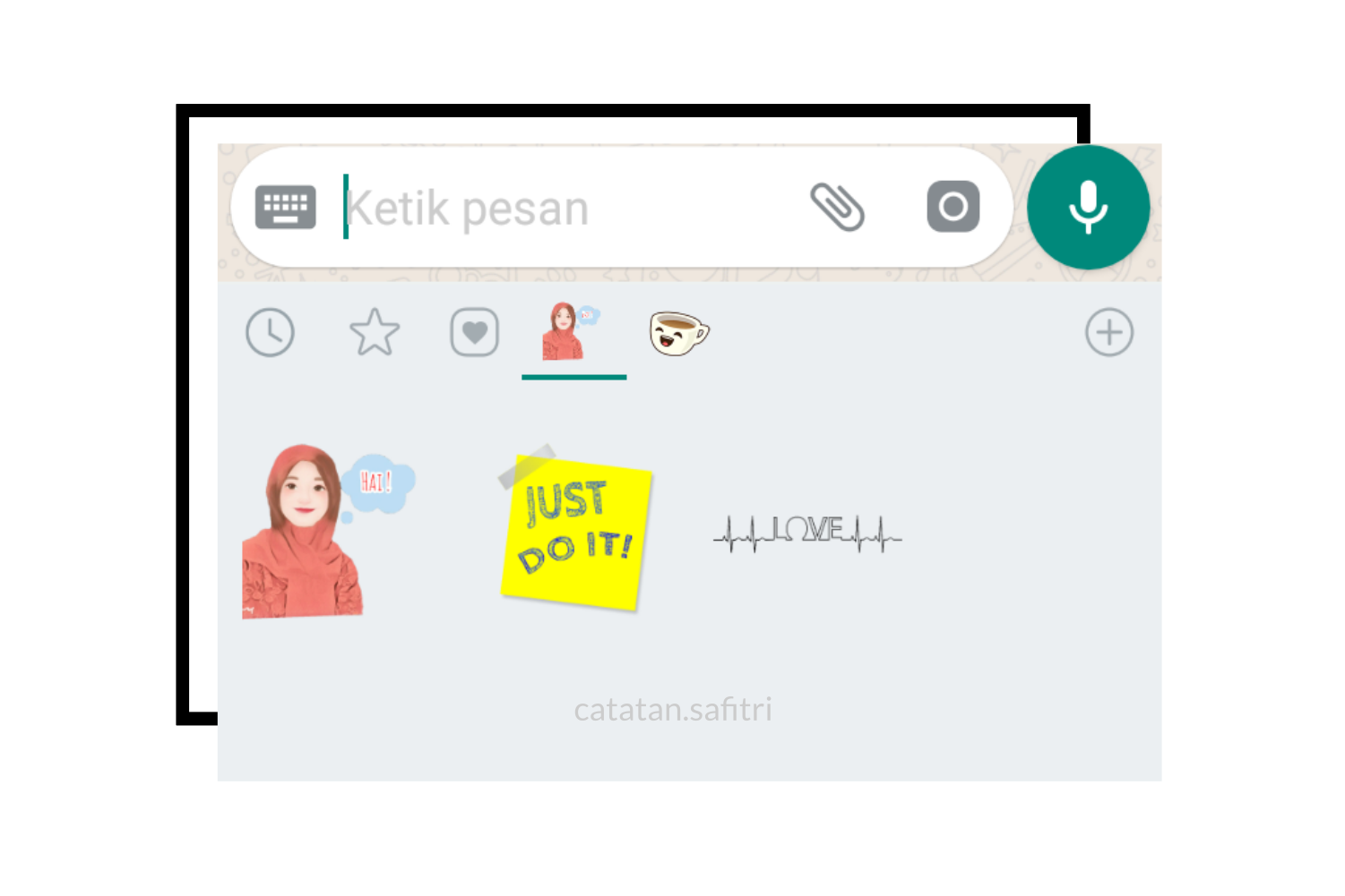 Cara Menghapus Stiker Whatsapp Buatan Sendiri Catatan Safitri