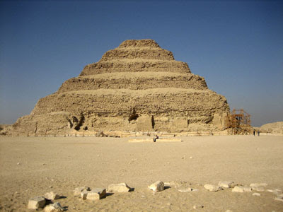 The earliest Egyptian pyramids