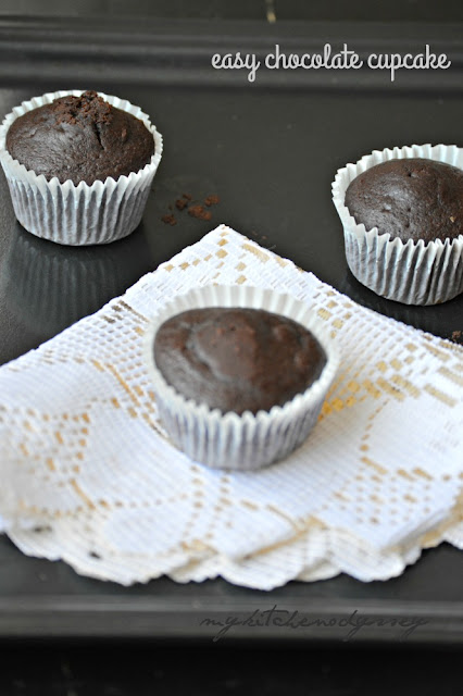 one bowl chocolate cupcake