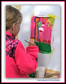 Children at the Easel and Creativity: RainbowsWithinReach RoundUP