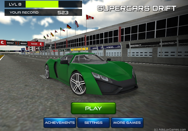 Supercars Drift 3D online game
