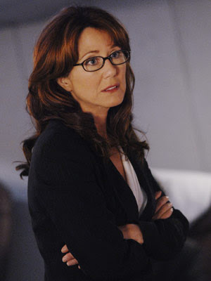 Mary McDonnell as Laura Roslin the show's most compelling female presence