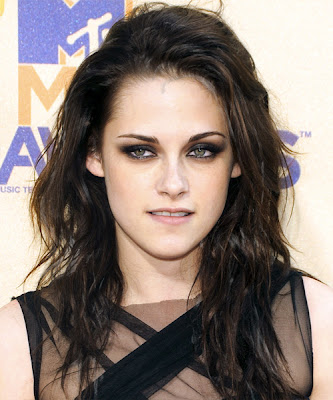 Kristen Stewart Long Hairstyles for Heart Shaped Face