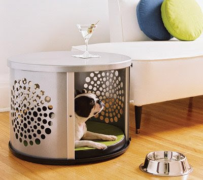 BowHaus Dog Den : The Modern Dog Bed / End Table 