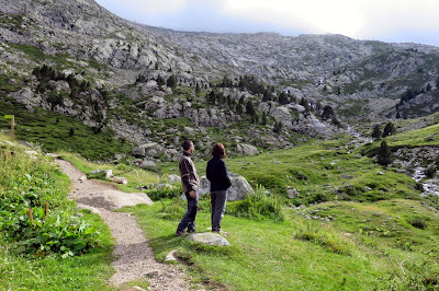 Vista a las Maladetas desde Refugio La Renclusa