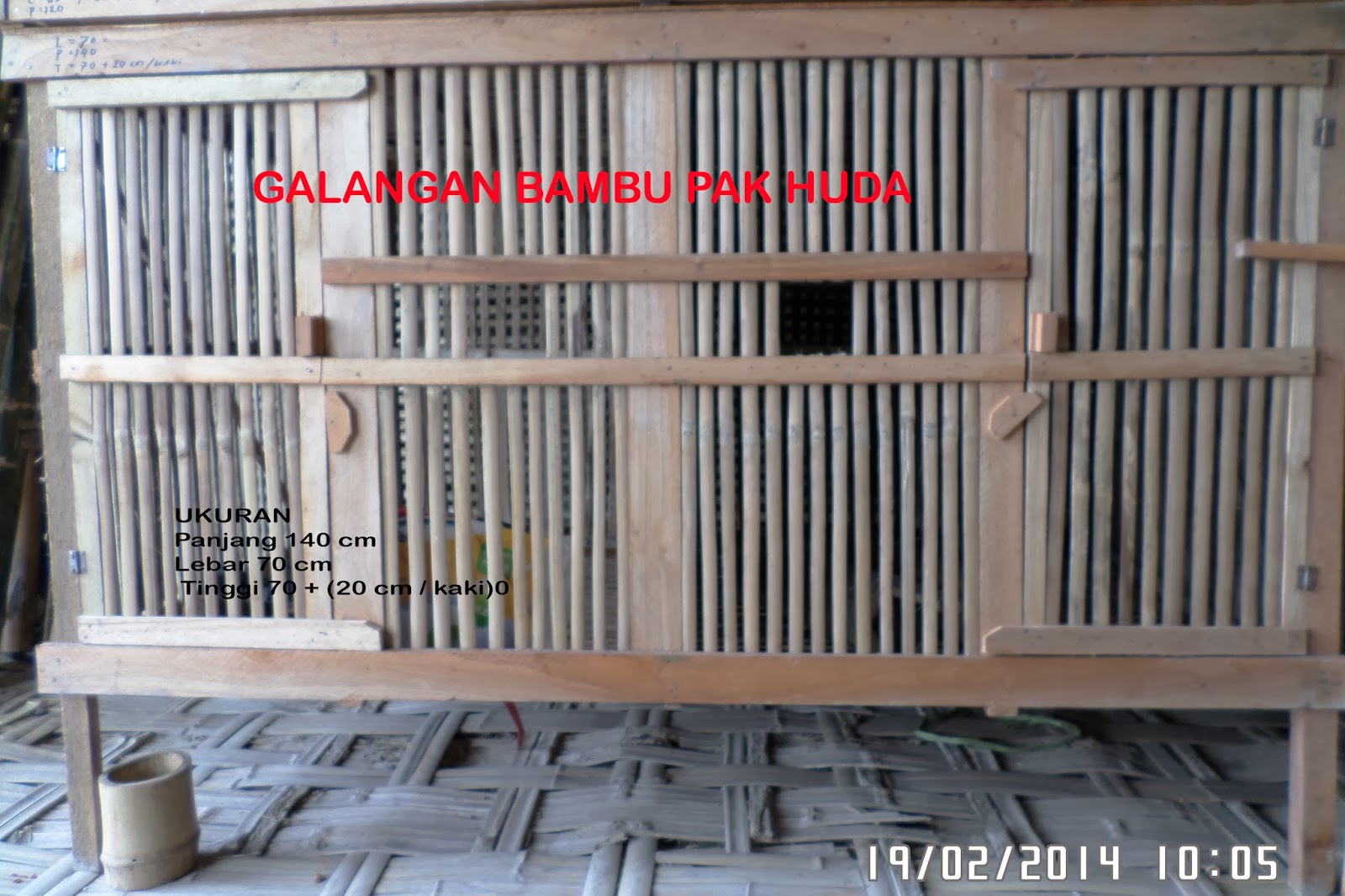 Ukuran Kandang Ayam Bangkok Dari Bambu : Cara Kreatif Membuat Kandang Ayam Sendiri