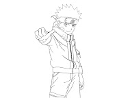 #3 Naruto Coloring Page