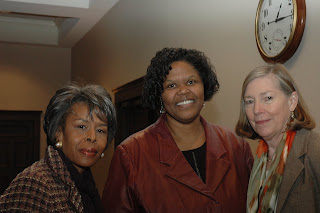 Angela Fisher Hall, Sephira Shuttlesworth, and Renee Blalock attend January 18, MLK Memorial Lecture program