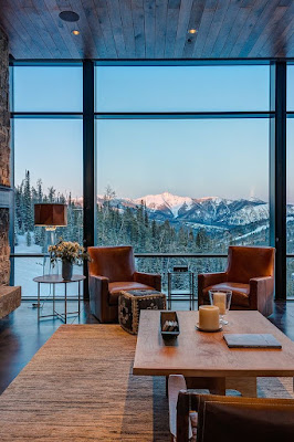 Living Room With Mountain Charm