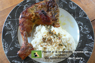 Vie quotidienne de FLaure: Poulet à la moutarde comme un tandoori