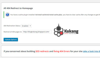 Plugin All 404 Redirect to HomePage